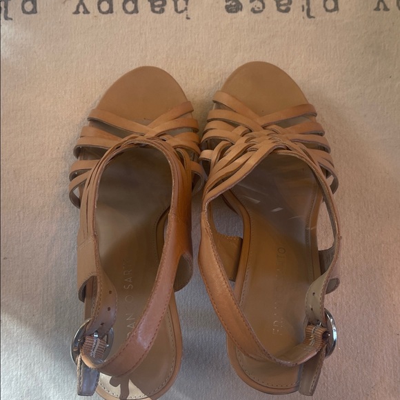Franco Sarto Brown Strappy Heels - Picture 6 of 12